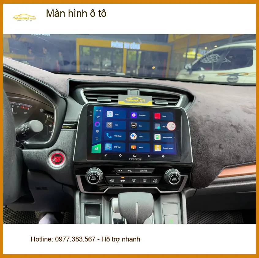 Anh Duy lắp màn hình ô tô chính hãng cho Kia K3 ở Quận Tân Bình