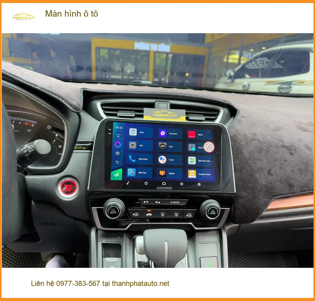 Chị Mai lắp màn hình ô tô Android cho Hyundai Accent tại Quận 1