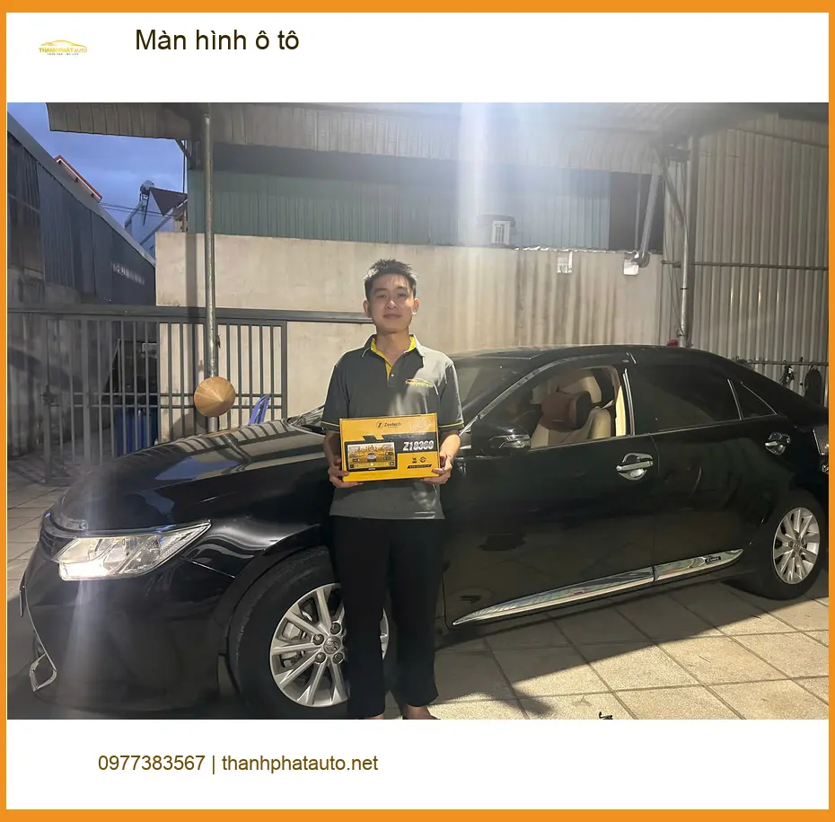 Anh Minh lắp màn hình ô tô cho Hyundai Accent tại Quận 3 để nâng cấp trải nghiệm lái xe