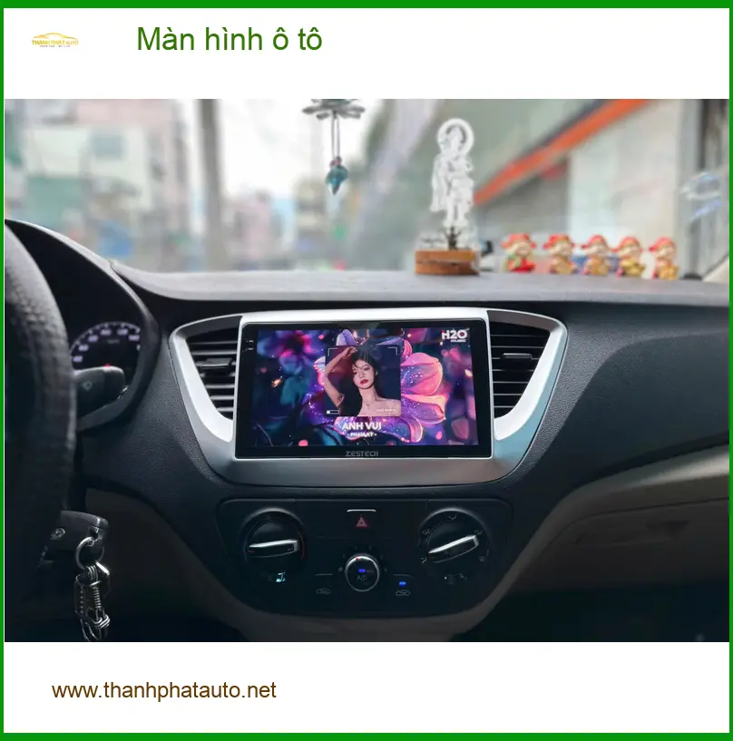 Anh Quang lắp Màn hình ô tô cho Hyundai Kona tại Quận 7 để tận hưởng tiện ích giải trí