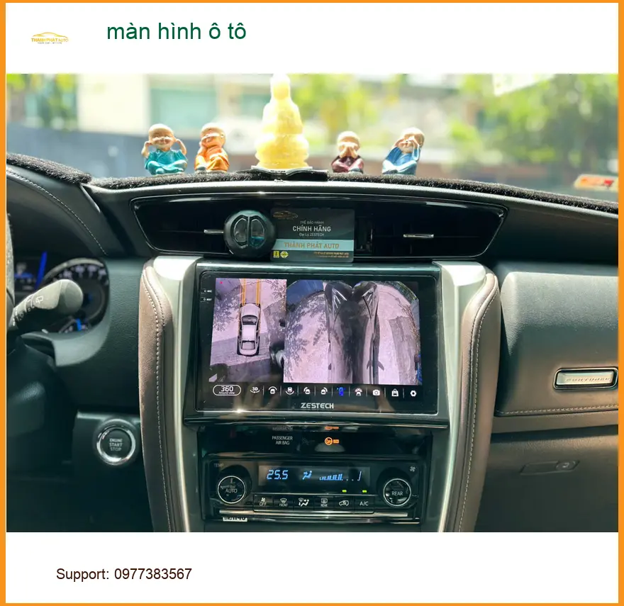 Anh Kiên lắp màn hình ô tô Suzuki XL7 tại Quận 3 để tiện xem bản đồ và giải trí ảnh thực tế 5