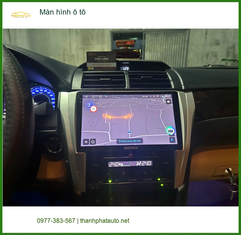 Anh Bình lắp màn hình ô tô cho Kia K3 tại Quận 9 để có nhiều tính năng giải trí hơn ảnh thực tế 5