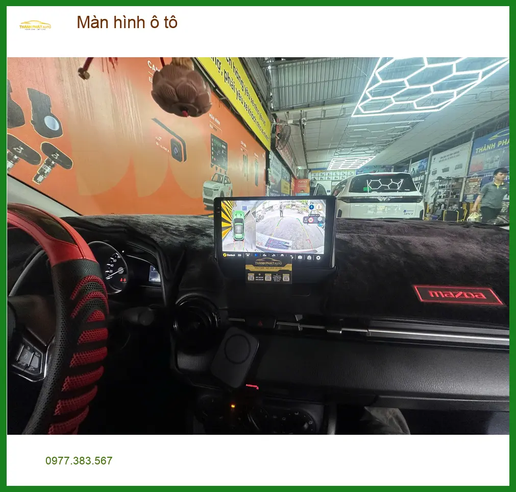Anh Thiên lắp màn hình ô tô cho Hyundai Accent để nâng tầm giải trí tại Quận Tân Phú ảnh thực tế 2