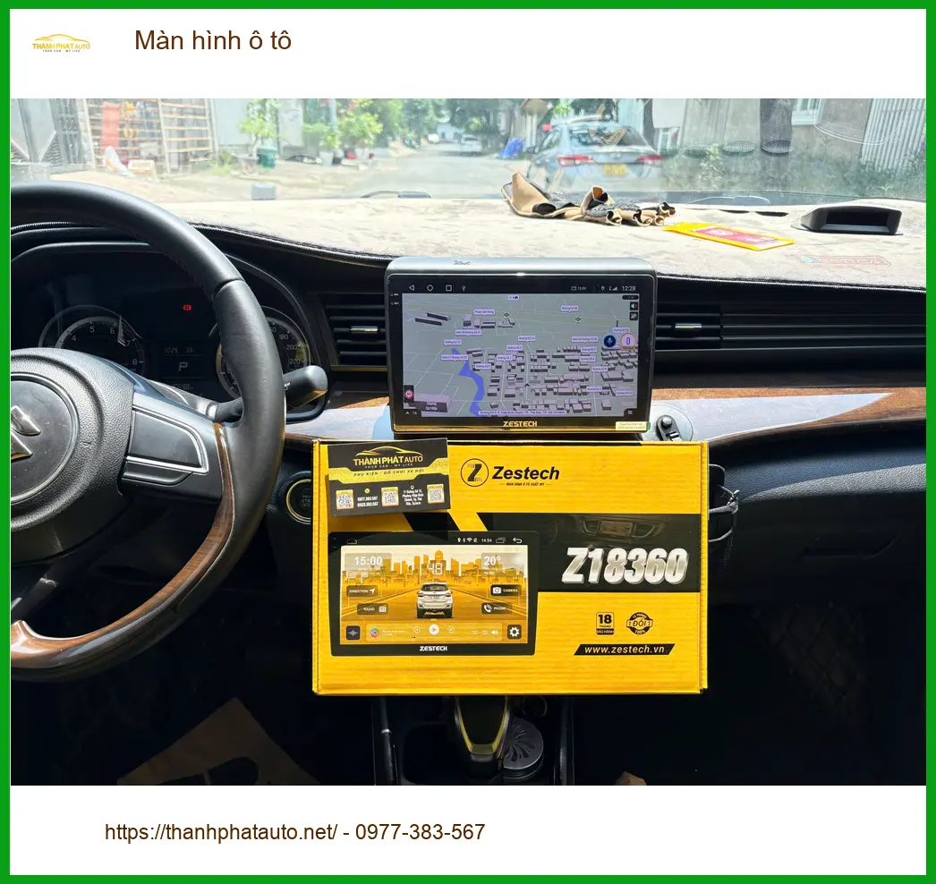 Anh Minh lắp màn hình ô tô cho Hyundai Santa Fe ở Quận Thủ Đức ảnh thực tế 3