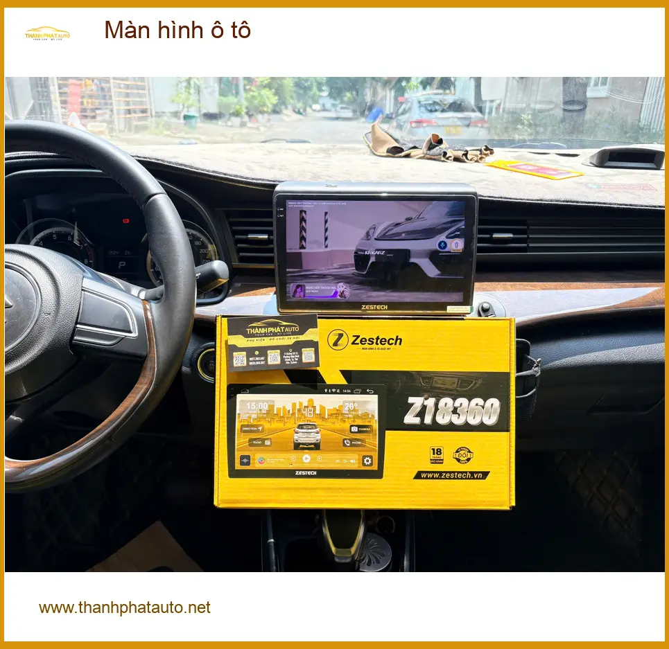 Anh Minh lắp màn hình ô tô cho Hyundai Santa Fe ở Quận Thủ Đức ảnh thực tế 4