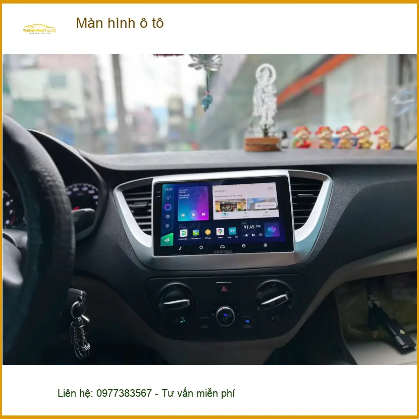 Chị Lan Anh nâng cấp màn hình ô tô cho Kia Sorento ở Quận Bình Tân ảnh thực tế 3