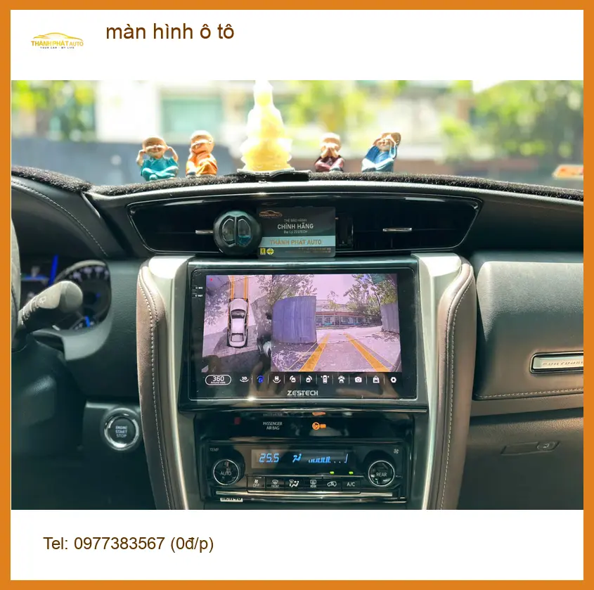Anh Dũng lắp màn hình ô tô cho Kia Seltos tại Nhà Bè vì màn zin không có dẫn đường