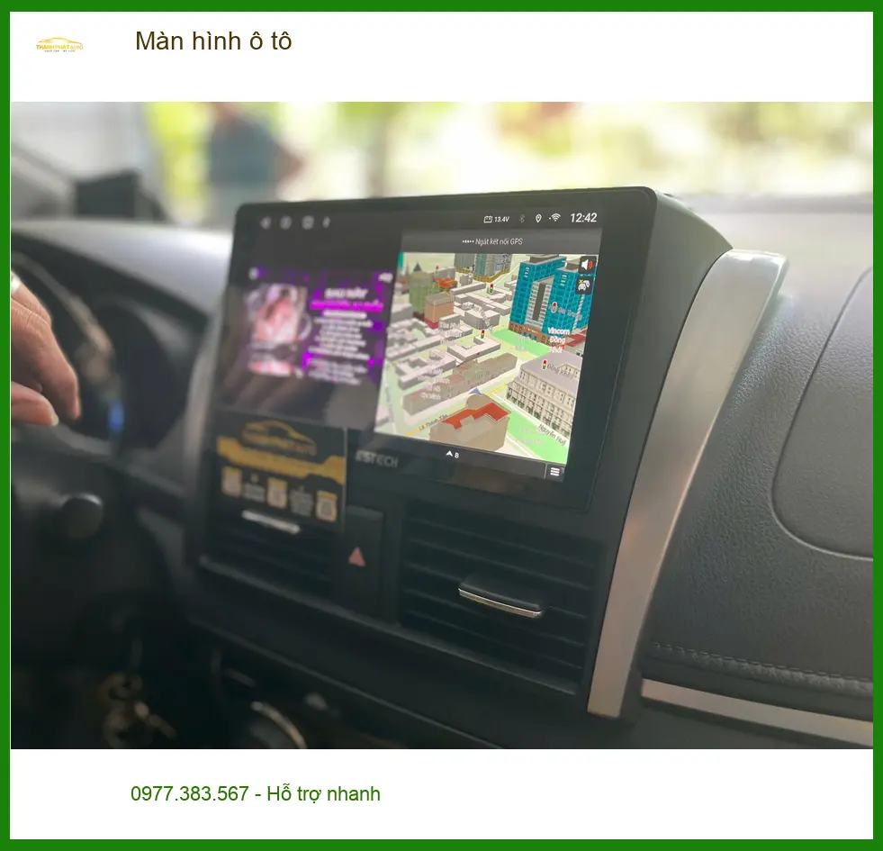 Chú Bảo lắp màn hình ô tô cho Honda CR-V tại Quận 2 để tiện theo dõi dẫn đường ảnh thực tế 2