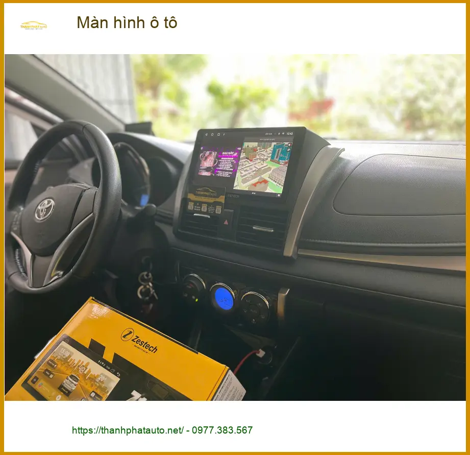 Chú Bảo lắp màn hình ô tô cho Honda CR-V tại Quận 2 để tiện theo dõi dẫn đường ảnh thực tế 4