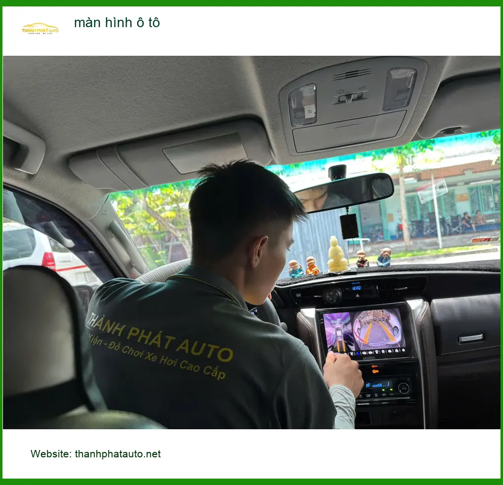 Anh Dũng lắp màn hình ô tô cho Kia Seltos tại Nhà Bè vì màn zin không có dẫn đường ảnh thực tế 5