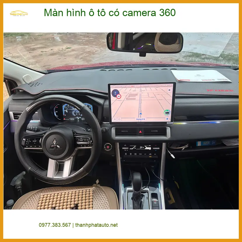 Anh Dũng lắp màn hình 360 cho Toyota Camry Quận Cần Giờ lái an toàn ảnh thực tế 2