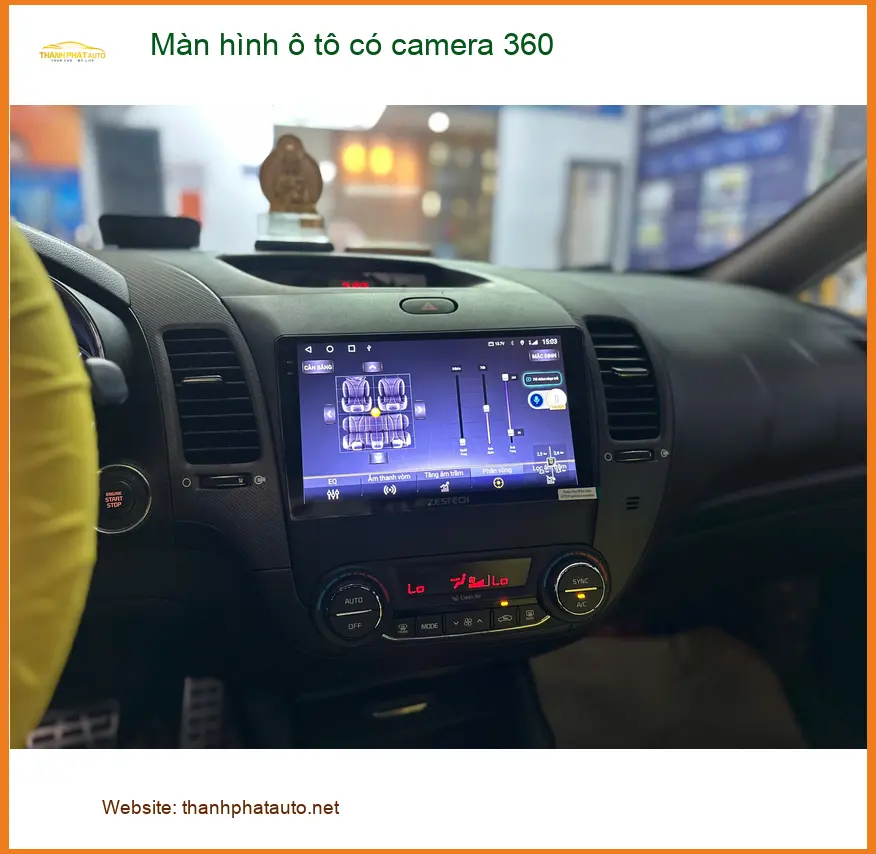 Chú Lâm lắp màn hình ô tô có camera 360 Mazda CX-5 ở Nhà Bè lái an toàn