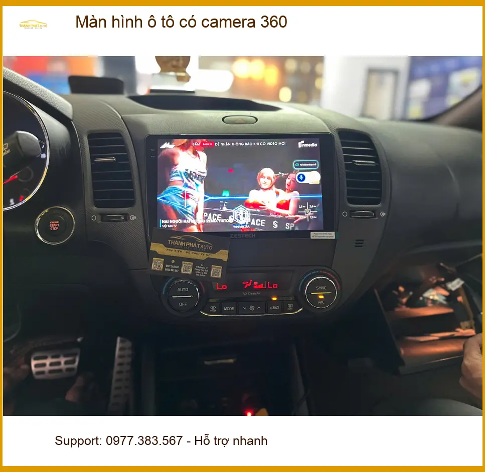 Anh Hải Đăng lắp Màn hình ô tô có camera 360 cho Hyundai i10 tại Quận 9 ảnh thực tế 3