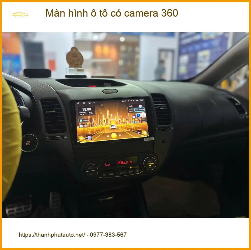 Anh Hải Đăng lắp Màn hình ô tô có camera 360 cho Hyundai i10 tại Quận 9 ảnh thực tế 4