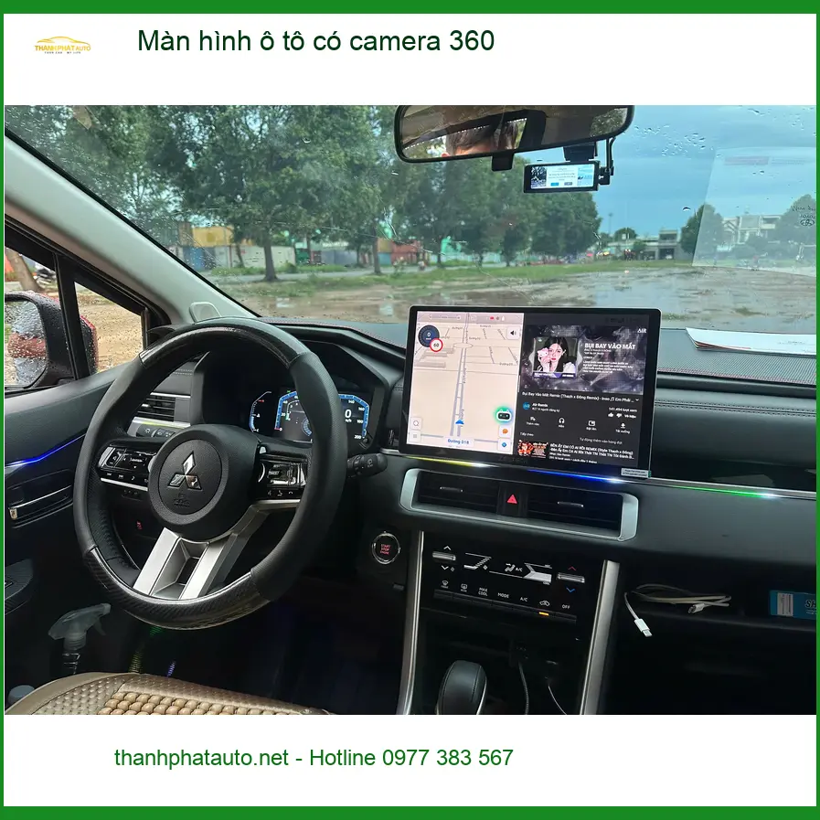 Anh Tùng lắp màn hình ô tô có camera 360 cho Honda CRV tại Quận 3, lái xe an toàn hơn. ảnh thực tế 2