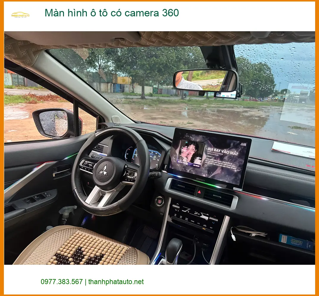 Anh Tùng lắp màn hình ô tô có camera 360 cho Honda CRV tại Quận 3, lái xe an toàn hơn. ảnh thực tế 4