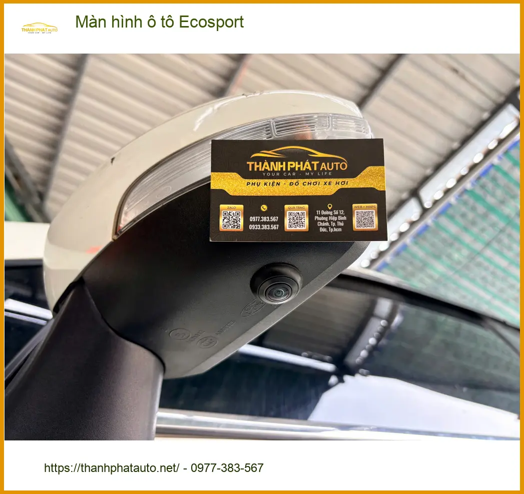 Chị Mai lắp màn hình ô tô Ecosport tại Quận 4 vì màn zin đã cũ và chậm ảnh thực tế 5