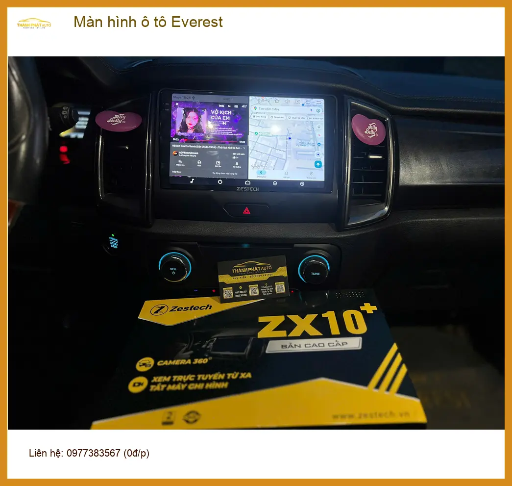 Anh Minh lắp màn hình Android Everest tại Quận Tân Phú để nâng tầm trải nghiệm lái xe ảnh thực tế 2