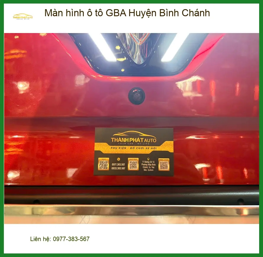 Nơi Gắn Màn Hình Android Ô Tô hình ô tô GBA Huyện Bình Chánh - Giá Tốt TPHCM ảnh thực tế 2