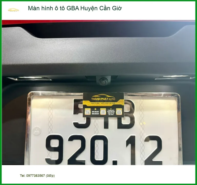 Nơi Gắn Màn Hình Android Ô Tô hình ô tô GBA Tại Huyện Cần Giờ - Giá Tốt TPHCM