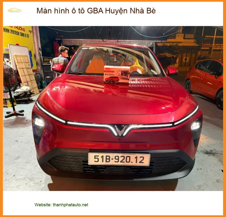 Nơi Gắn Màn Hình Android Ô Tô hình ô tô GBA Huyện Nhà Bè - Giá Tốt TPHCM