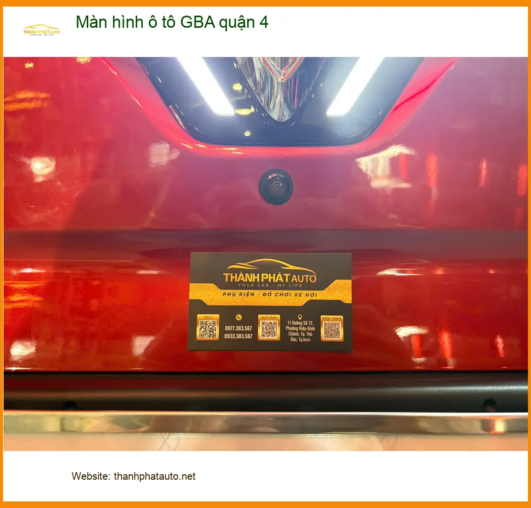 Cửa Hàng Gắn Màn Hình Android Ô Tô hình ô tô GBA quận 4 - Giá Tốt TPHCM ảnh thực tế 2