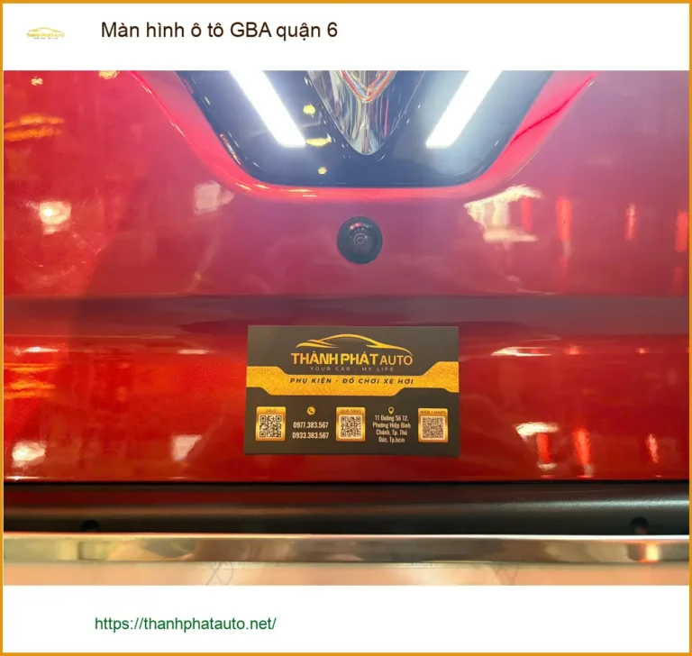 Địa Chỉ Lắp Màn Hình Android Ô Tô hình ô tô GBA quận 6 - Lắp Đặt Uy Tín TPHCM