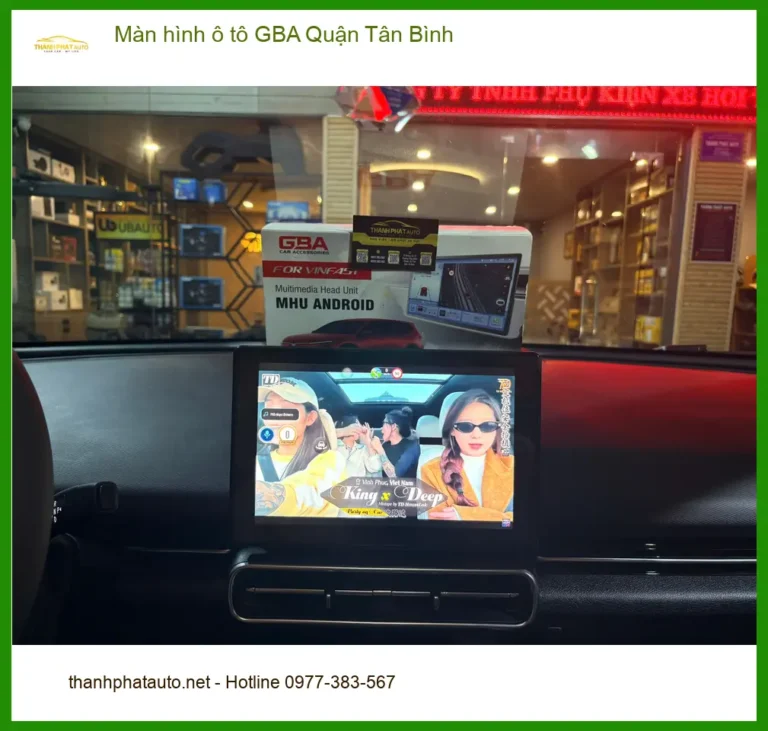 Nơi Lắp Màn Hình Android Ô Tô hình ô tô GBA Quận Tân Bình - Giá Tốt TPHCM