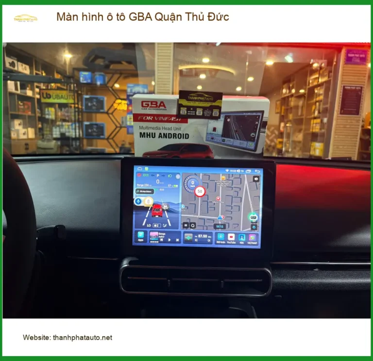 Nơi Gắn Màn Hình Android Ô Tô hình ô tô GBA Quận Thủ Đức - Giá Tốt TPHCM
