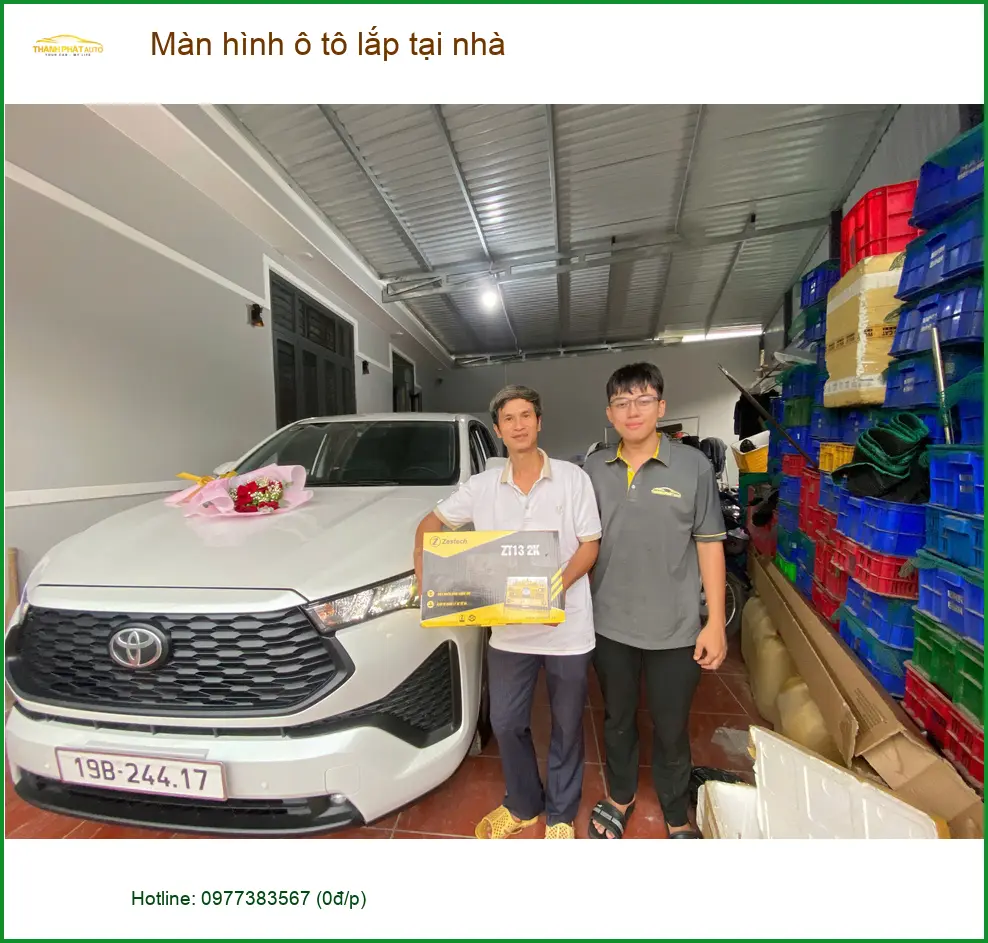 Anh Dũng lắp Màn hình ô tô tại nhà Quận 2 cho Honda Civic nhanh gọn ảnh thực tế 2