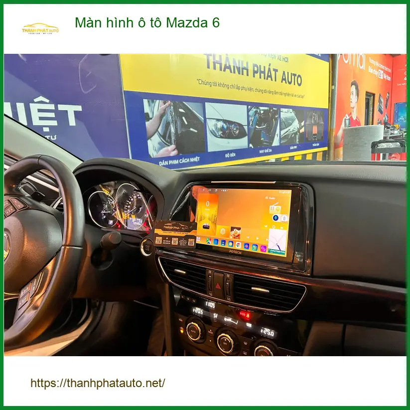Anh Quang nâng cấp màn hình ô tô Mazda 6 tại Quận 5 vì màn hình zin thiếu tính năng ảnh thực tế 5