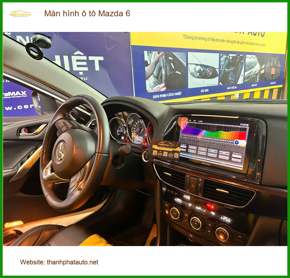 Anh Khôi lắp màn hình ô tô Mazda 6 Quận Thủ Đức để trải nghiệm công nghệ mới ảnh thực tế 3