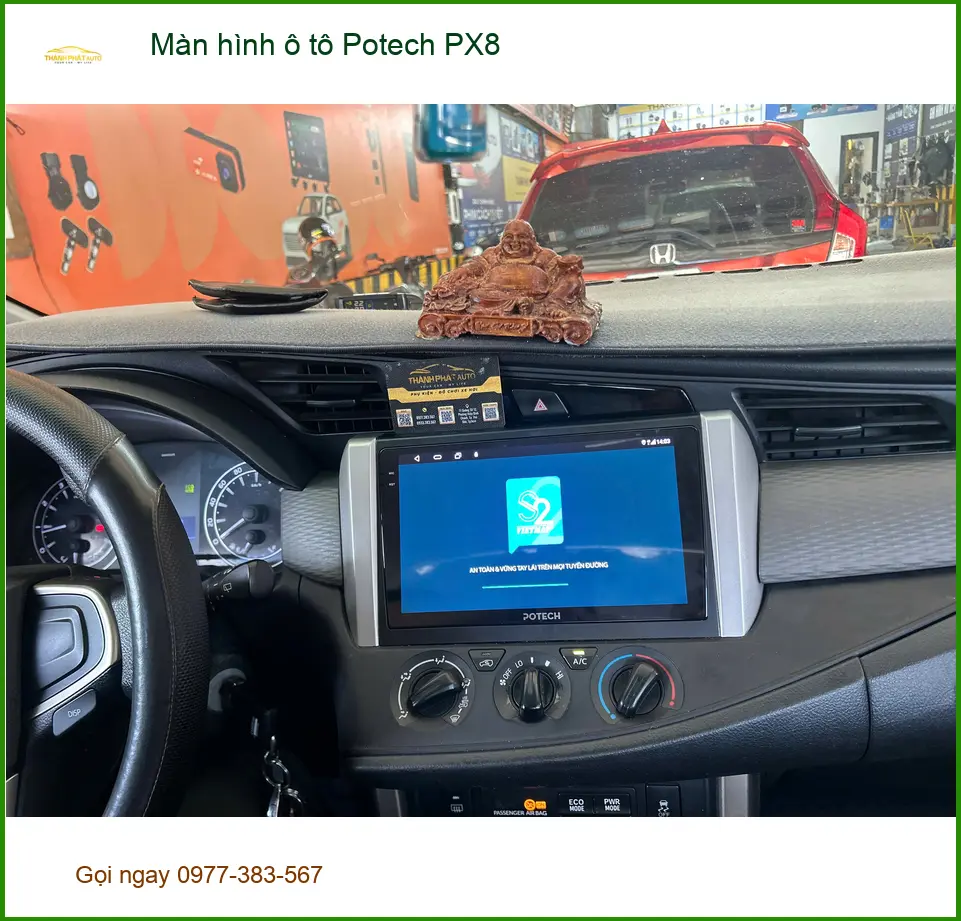 Anh Khải lắp màn hình ô tô Potech PX8 cho Kia K3 ở Hóc Môn ảnh thực tế 2