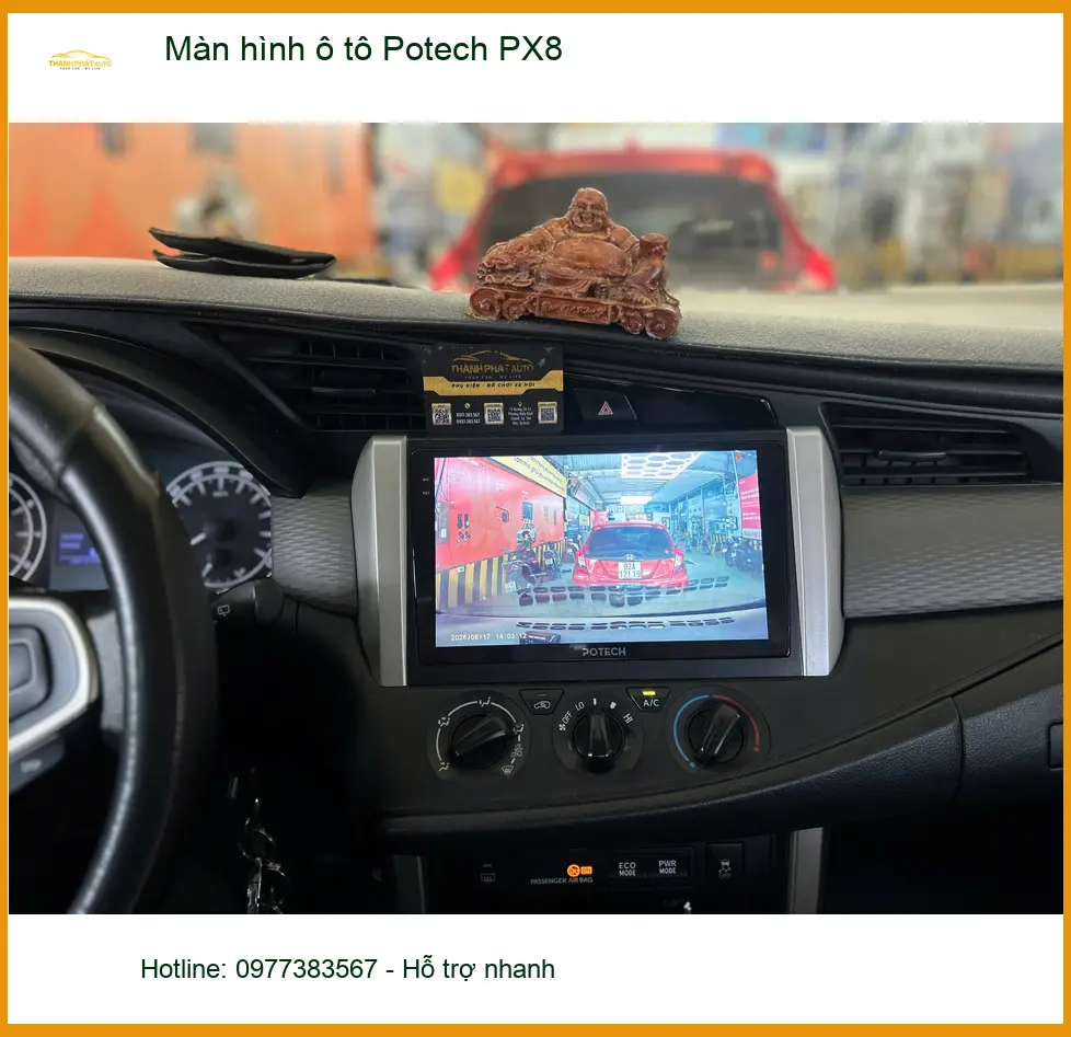 Anh Khải lắp màn hình ô tô Potech PX8 cho Kia K3 ở Hóc Môn ảnh thực tế 3