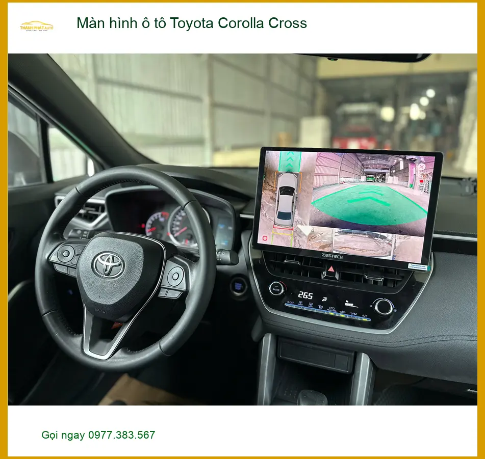 Anh Trường lắp màn hình Android Toyota Corolla Cross tại Quận 11 để giải trí tốt hơn ảnh thực tế 4