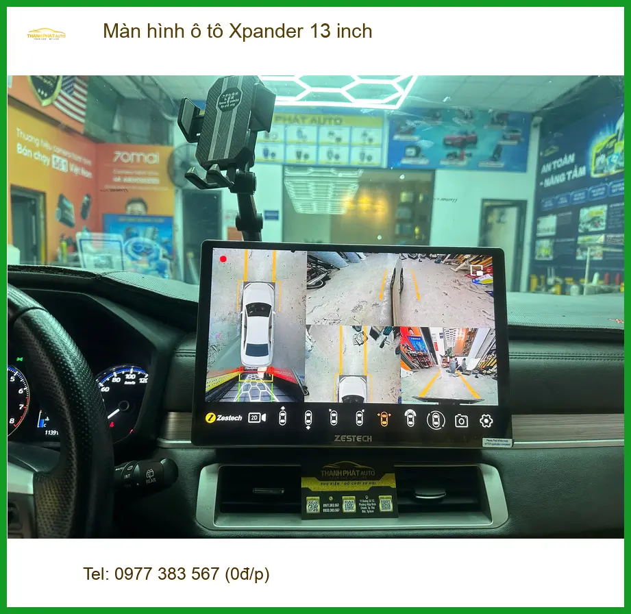 Anh Duy lắp màn hình ô tô Xpander 13 inch tại Bình Chánh để nâng tầm trải nghiệm lái ảnh thực tế 2