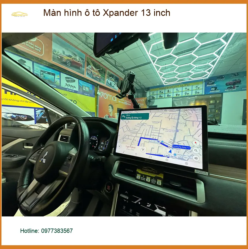 Anh Duy lắp màn hình ô tô Xpander 13 inch tại Bình Chánh để nâng tầm trải nghiệm lái ảnh thực tế 3