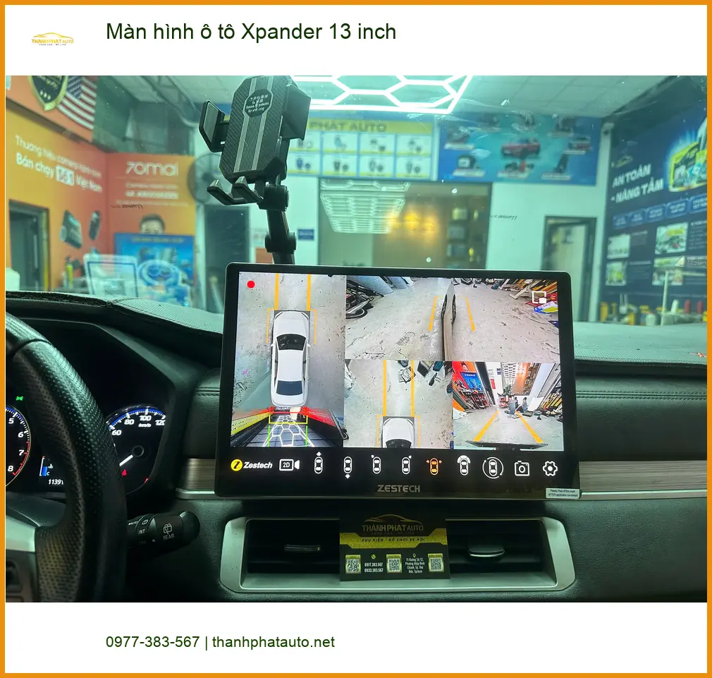 Chị Thảo lắp màn hình ô tô Xpander 13 inch tại Quận 3 nâng tầm trải nghiệm giải trí ảnh thực tế 5