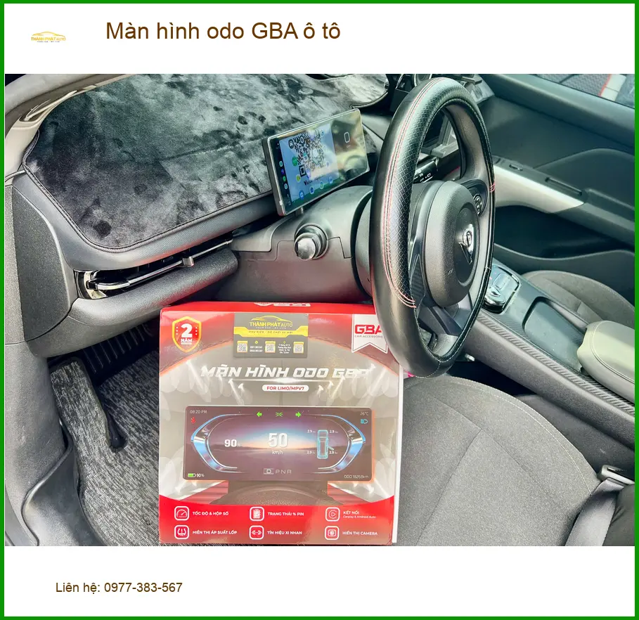 Trung tâm Lắp màn hình ODO GBA ô tô uy tín, giá tốt cho Anh Tuấn Kiệt tại Quận 12