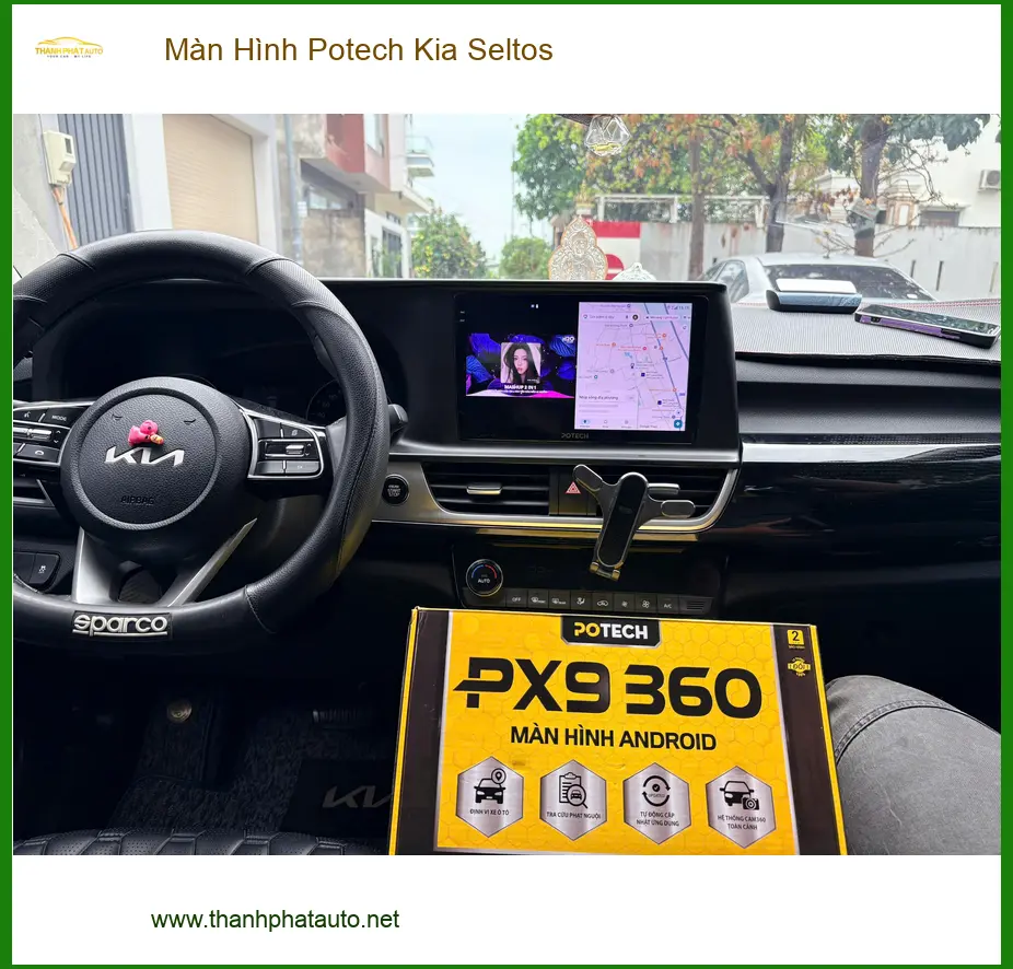 Anh Tấn lắp Màn Hình Potech Kia Seltos tại Quận 8 để nâng tầm giải trí ảnh thực tế 4