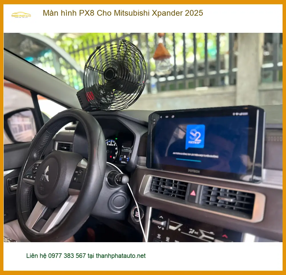 Anh Duy nâng cấp màn hình PX8 cho Mitsubishi Xpander 2025 tại Gò Vấp ảnh thực tế 3