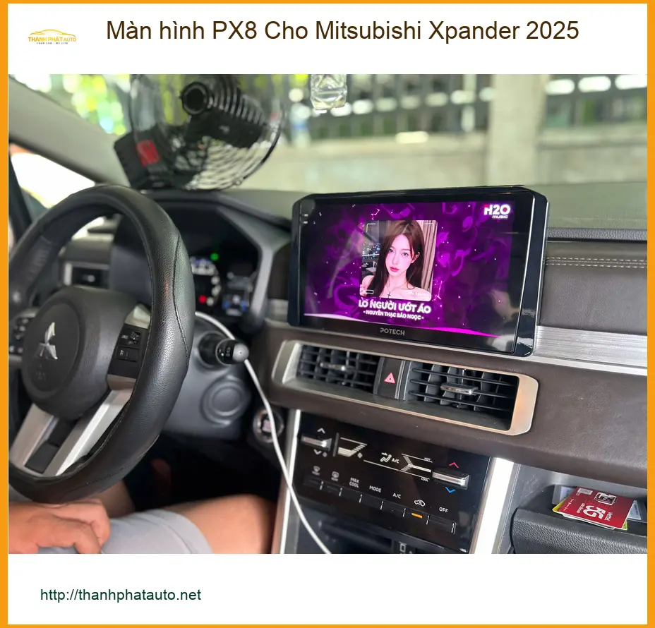 Anh Duy nâng cấp màn hình PX8 cho Mitsubishi Xpander 2025 tại Gò Vấp ảnh thực tế 4