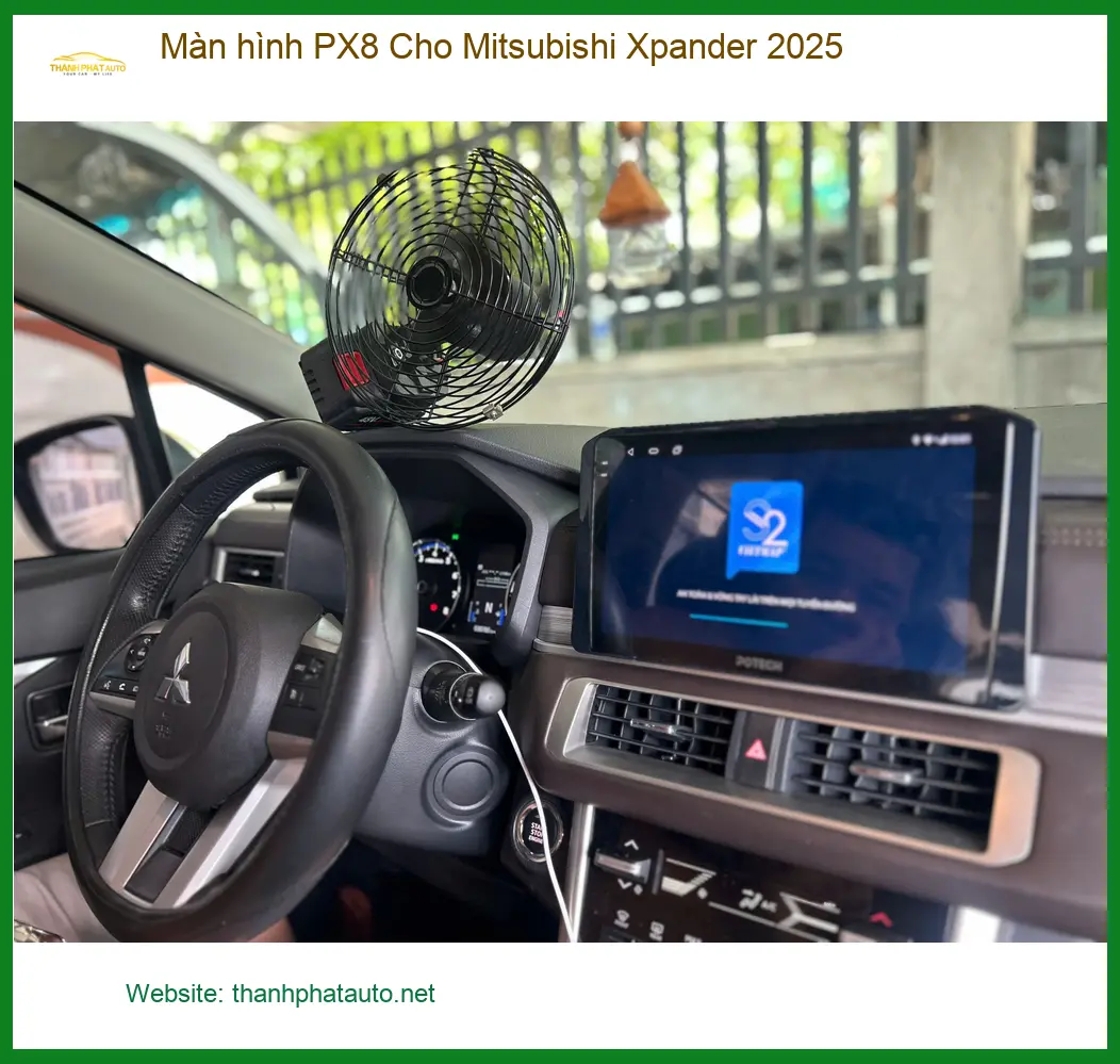 Anh Hưng nâng cấp màn hình PX8 cho Mitsubishi Xpander 2025 tại Quận 8 để tận hưởng tiện ích ảnh thực tế 4