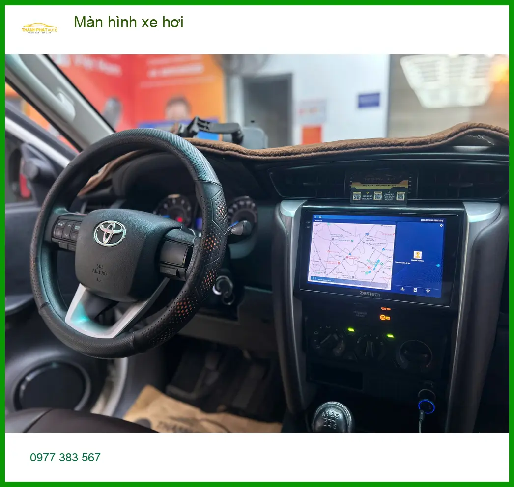Anh Phi lắp màn hình xe hơi thông minh cho Ford Everest tại Quận 10 để nâng tầm trải nghiệm lái