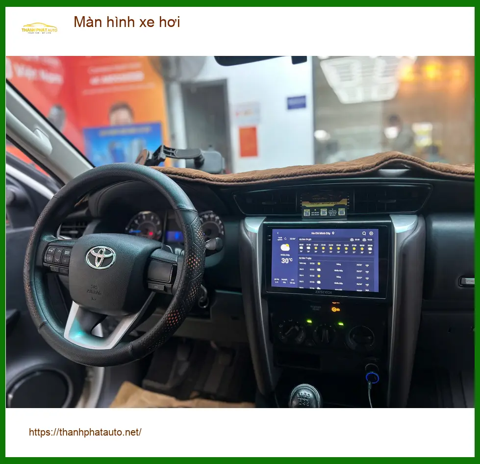 Anh Phi lắp màn hình xe hơi thông minh cho Ford Everest tại Quận 10 để nâng tầm trải nghiệm lái ảnh thực tế 3