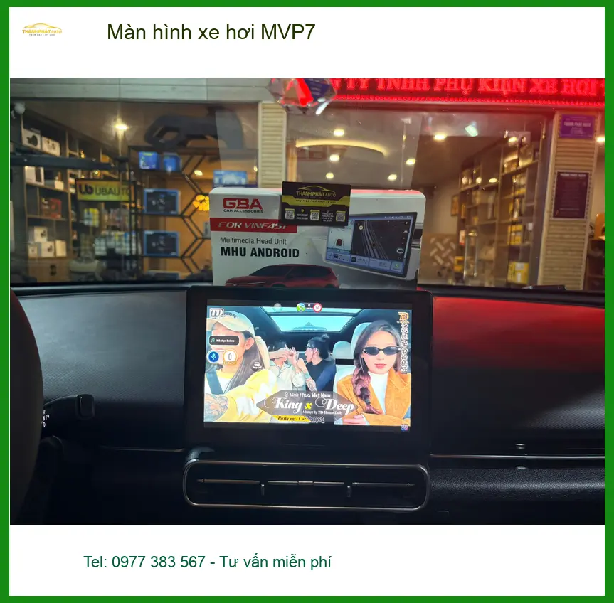Chị Mai nâng cấp Màn hình xe hơi MVP7 cho Kia K3 tại Quận 11 ảnh thực tế 2