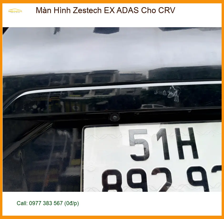 Chị Uyên nâng cấp màn hình Zestech EX ADAS cho CRV tại Nhà Bè, lái xe an toàn hơn ảnh thực tế 3