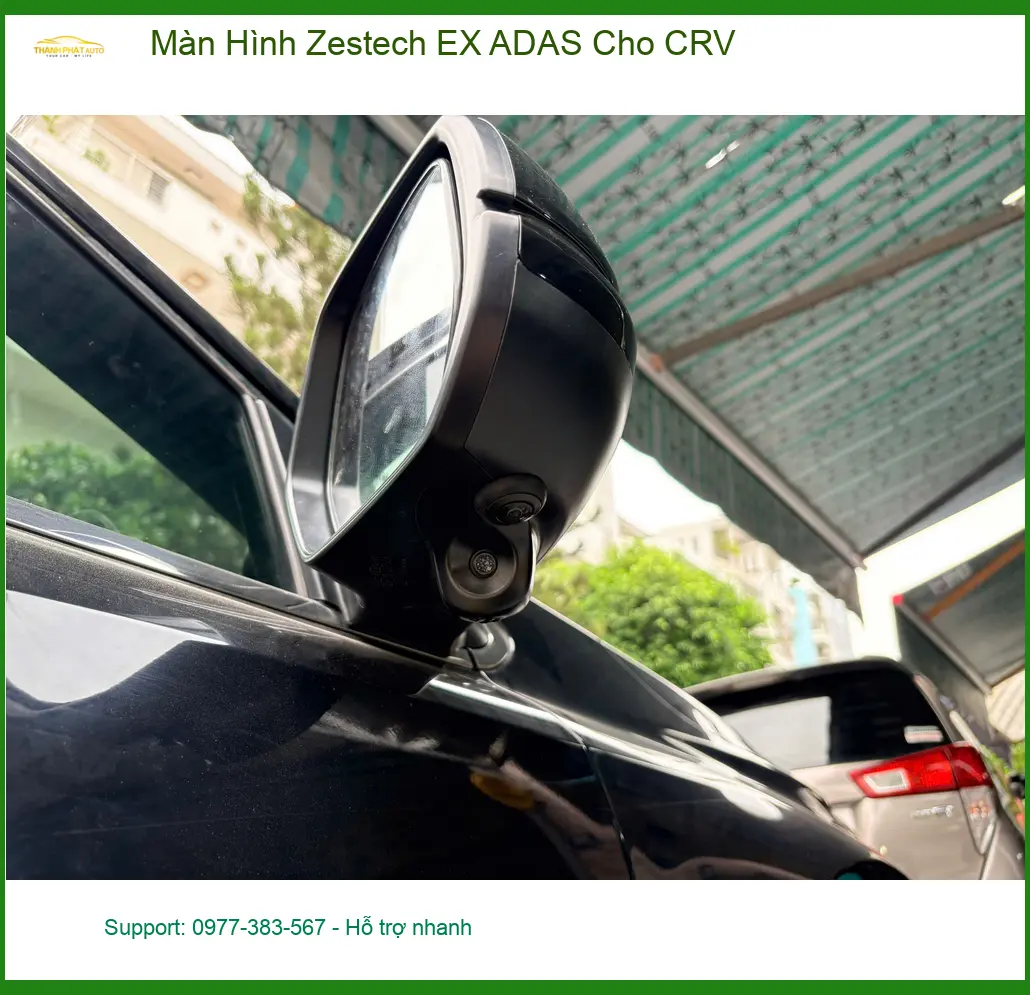 Chị Mai Phương lắp Màn Hình Zestech EX ADAS cho CRV tại Quận 10