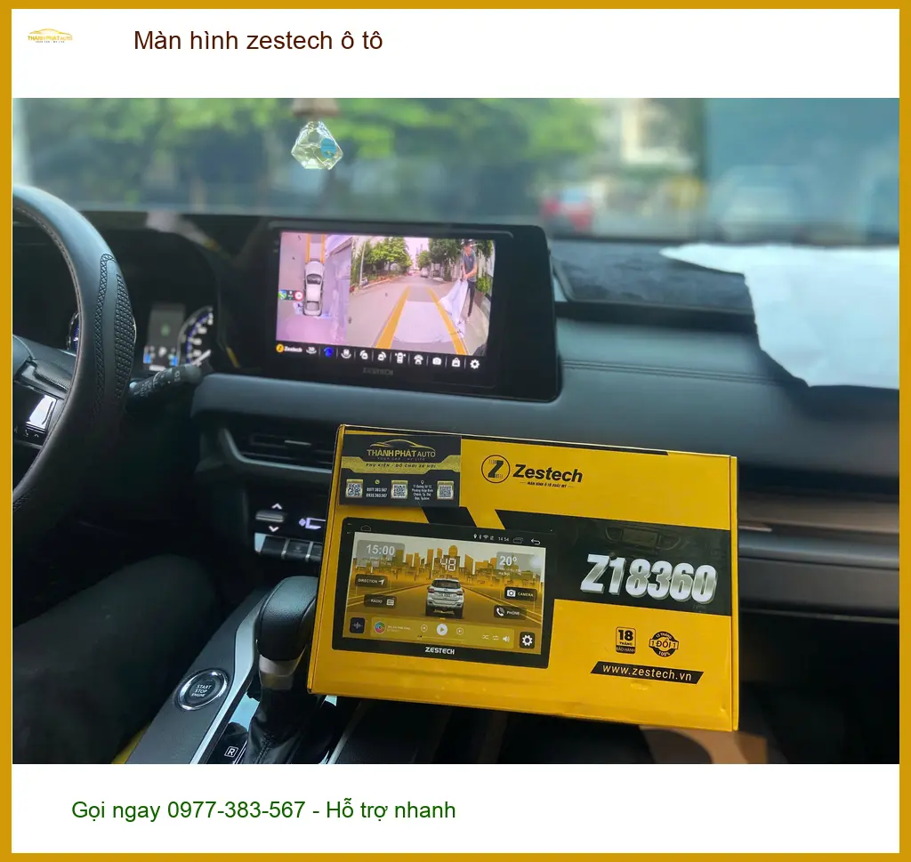 Chị Thoa nâng cấp màn hình Zestech ô tô cho Honda CR-V tại Quận 2