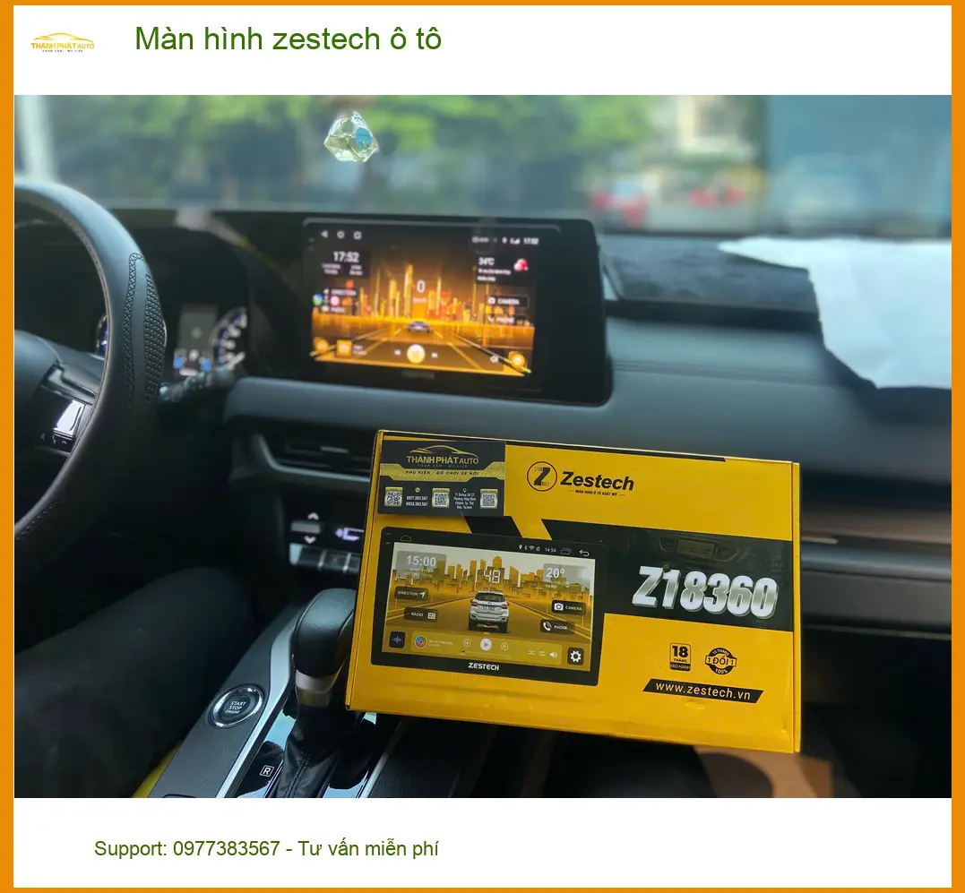 Anh Đức Anh lắp Màn hình Zestech ô tô cho Honda CRV tại Hóc Môn vì màn zin cũ đã chậm ảnh thực tế 2